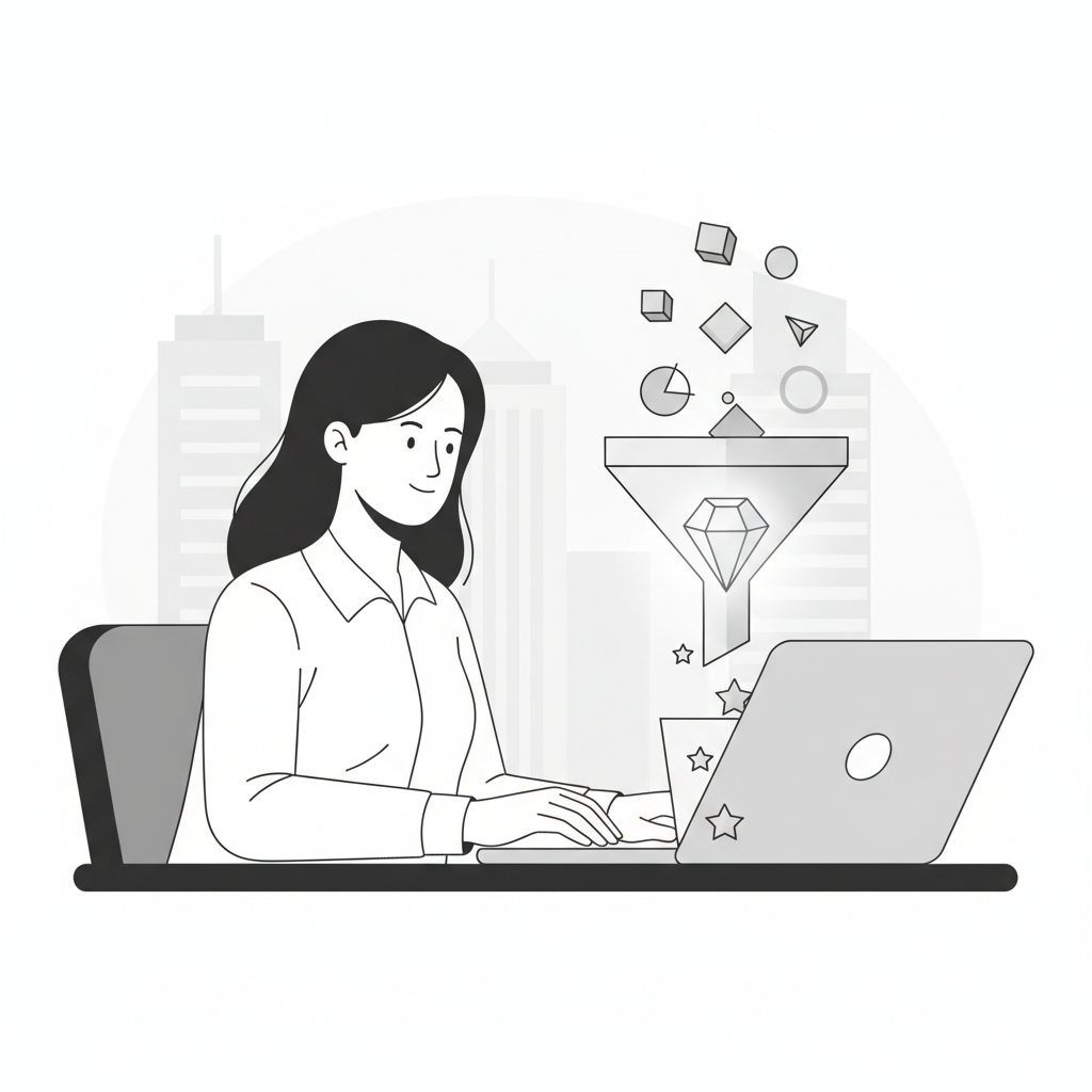 Visual illustration: Step 1: Capture and Qualify with a Precision Lead Magnet